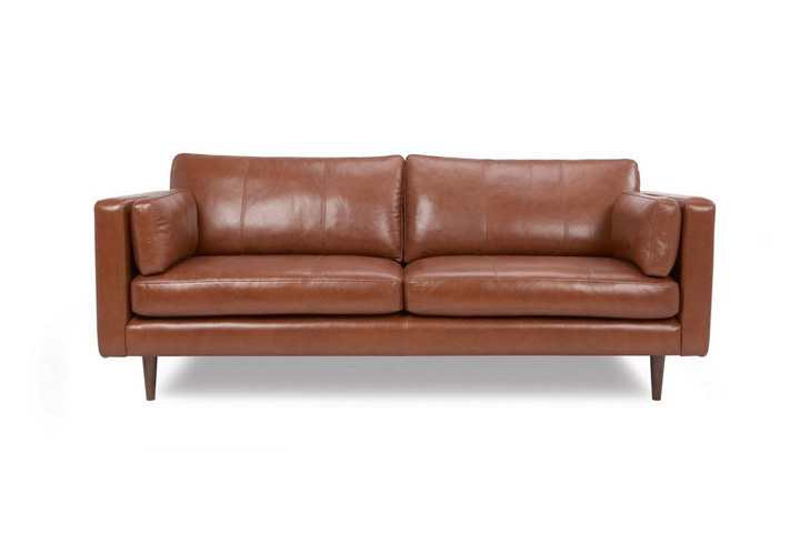 Montana Tan Leather 2 Seater Sofa