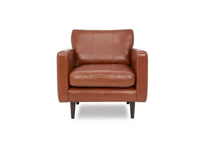 Montana Tan Leather  1 Seater Sofa