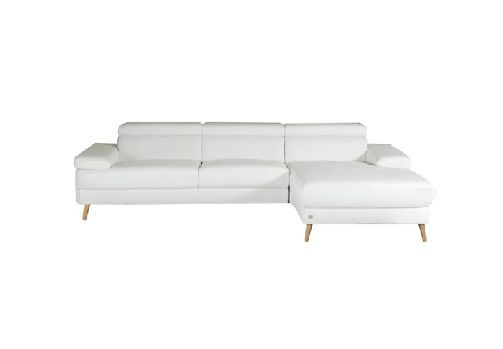 Quest motion Sofa white leather